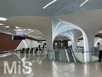 06.01.2020, Stadtrundgang Doha, Katar.  U-Bahn-Station mit Bogen-Architektur,  