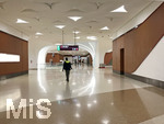 06.01.2020, Stadtrundgang Doha, Katar.  U-Bahn-Station 