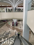 06.01.2020, Stadtrundgang Doha, Katar.  U-Bahn-Station mit Bogen-Architektur,  