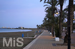 15.01.2020,  La Manga, Spanien. Playa Mar de Cristal, der Binnensee Mar Menor (Kleines Meer) in der Region Murcia.