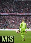 09.03.2024, Fussball 1. Bundesliga 2023/2024, 25.Spieltag, FC Bayern Mnchen - 1.FSV Mainz 05, in der Allianz-Arena Mnchen.  Torwart Robin Zentner (FSV Mainz) ist enttuscht.

