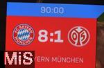 09.03.2024, Fussball 1. Bundesliga 2023/2024, 25.Spieltag, FC Bayern Mnchen - 1.FSV Mainz 05, in der Allianz-Arena Mnchen.  Endergebnis 8:1

