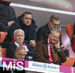 09.03.2024, Fussball 1. Bundesliga 2023/2024, 25.Spieltag, FC Bayern Mnchen - 1.FSV Mainz 05, in der Allianz-Arena Mnchen.  v.li.oben: Sportvorstand Max Eberl (Bayern Mnchen), Vorstandsvorsitzender Jan-Christian Dreesen (FC Bayern Mnchen), unten v.li: Vizeprsident Walter Mennekes (FC Bayern), Prof. Dr. Dieter Mayer (Vizeprsident),   

