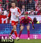09.03.2024, Fussball 1. Bundesliga 2023/2024, 25.Spieltag, FC Bayern Mnchen - 1.FSV Mainz 05, in der Allianz-Arena Mnchen.  Torwart Manuel Neuer (FC Bayern Mnchen) konzentriert.


