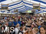 05.05.2024,  Bezirksmusikfest Rammingen 2024, Volle Htte im Festzelt. Alle Pltze sind besetzt.
