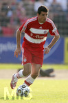 Fussball 1.Bundesliga 2006/07, Freundschaftsspiel, SSV Ulm 1846 - FC Bayern München, Dienstag 22.05.07, Roy MAKAAY (Bayern München) am Ball.