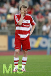 Fussball 1.Bundesliga 2006/07, Freundschaftsspiel, SSV Ulm 1846 - FC Bayern München, Dienstag 22.05.07, Christian LELL (Bayern München) ist unzufrieden.   