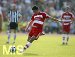 Fussball 1.Bundesliga 2006/07, Freundschaftsspiel, SSV Ulm 1846 - FC Bayern München, Dienstag 22.05.07,  Roy MAKAAY (Bayern München) am Ball.