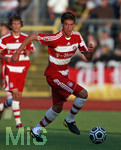 Fussball 1.Bundesliga 2006/07, Freundschaftsspiel, SSV Ulm 1846 - FC Bayern München, Dienstag 22.05.07,  Sandro WAGNER (Bayern München) am Ball.  