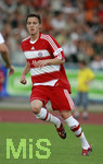 Fussball 1.Bundesliga 2006/07, Freundschaftsspiel, SSV Ulm 1846 - FC Bayern München, Dienstag 22.05.07, Daniel SIKROSKI (Bayern München) spurtet.     
