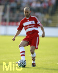 Fussball 1.Bundesliga 2006/07, Freundschaftsspiel, SSV Ulm 1846 - FC Bayern München, Dienstag 22.05.07,  Mehmet SCHOLL (Bayern München) mit Glatze.