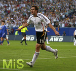 Fussball EM-Qualifikation, Deutschland - Slowakei in Hamburg, 06.06.2007,   Miroslav KLOSE (GER) Torjubel.