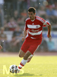 Fussball 1.Bundesliga 2006/07, Freundschaftsspiel, SSV Ulm 1846 - FC Bayern München, Dienstag 22.05.07, Roy MAKAAY (Bayern München) am Ball.  