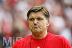 Fussball DFB-Pokal-Finale in Berlin, 26.05.2007,  VfB Stuttgart - 1.FC Nürnberg, Der Nuernberger Trainer Hans MEYER  vor dem Spiel,