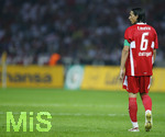 Fussball DFB-Pokal-Finale in Berlin, 26.05.2007,  VfB Stuttgart - 1.FC Nürnberg, Der Stuttgarter Fernando MEIRA einsam auf dem Platz,