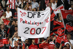 Fussball DFB-Pokal-Finale in Berlin, 26.05.2007,  VfB Stuttgart - 1.FC Nürnberg,  Die Nürnberger Fans feiern ihre Mannschaft. 