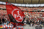 Fussball DFB-Pokal-Finale in Berlin, 26.05.2007,  VfB Stuttgart - 1.FC Nürnberg,  Die Nürnberger Fans feiern ihre Mannschaft.
