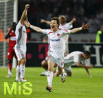 Fussball DFB-Pokal-Finale in Berlin, 26.05.2007,  VfB Stuttgart - 1.FC Nürnberg, Ivan SAENKO (Nürnberg) freut sich nach dem Spiel riesig. 