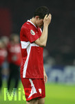 Fussball DFB-Pokal-Finale in Berlin, 26.05.2007,  VfB Stuttgart - 1.FC Nürnberg,  Mario GOMEZ  (Stuttgart) ist nach dem Spiel enttäuscht.