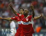 Fussball DFB-Pokal-Finale in Berlin, 26.05.2007,  VfB Stuttgart - 1.FC Nürnberg, Torjubel von CACAU (Stuttgart) nach dem 1:0 für Stuttgart. 