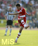 Fussball 1.Bundesliga 2006/07, Freundschaftsspiel, SSV Ulm 1846 - FC Bayern München, Dienstag 22.05.07,  Roy MAKAAY (Bayern München) am Ball.