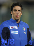 Fussball Test-Länderspiel in Florenz: Italien - Deutschland, 01.03.2006,  Luca TONI (Italien) konzentriert sich.  