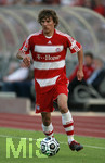 Fussball 1.Bundesliga 2006/07, Freundschaftsspiel, SSV Ulm 1846 - FC Bayern München, Dienstag 22.05.07, Florian MÜLLER (Bayern München) am Ball.