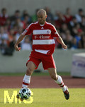 Fussball 1.Bundesliga 2006/07, Freundschaftsspiel, SSV Ulm 1846 - FC Bayern München, Dienstag 22.05.07, Mehmet SCHOLL (Bayern München) am Ball.  