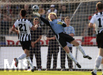Fussball 1.Bundesliga 2006/07, Freundschaftsspiel, SSV Ulm 1846 - FC Bayern München, Dienstag 22.05.07, Torwart Oliver KAHN  (Bayern München) in Aktion.