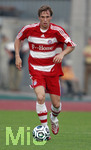Fussball 1.Bundesliga 2006/07, Freundschaftsspiel, SSV Ulm 1846 - FC Bayern München, Dienstag 22.05.07, Andreas OTTL (Bayern München) am Ball.