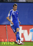 Fussball EM-Qualifikation, Deutschland - Slowakei in Hamburg, 06.06.2007,   Jan DURICA (Slowakei) am Ball.