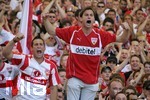 Fussball 1.Bundesliga 2006/07:  34. Spieltag,  VfB Stuttgart - FC Energie Cottbus  19.05.2007,  VFB-Fans.