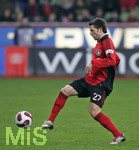 Fussball 1.Bundesliga 2006/07:  Spieltag 24, Bayer 04 Leverkusen - VfB Stuttgart, 03.03.07, Gonzalo CASTRO MONTILLA (Leverkusen) am Ball.