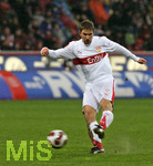 Fussball 1.Bundesliga 2006/07:  Spieltag 24, Bayer 04 Leverkusen - VfB Stuttgart, 03.03.07, Thomas HITZLSPERGER (Stuttgart) am Ball.