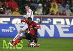 Fussball 1.Bundesliga 2006/07:  Spieltag 24, Bayer 04 Leverkusen - VfB Stuttgart, 03.03.07, Marco STRELLER (li, Stuttgart) gegen JUAN (re, Leverkusen).