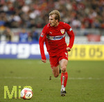 1. Bundesliga Herren, 25.Spieltag im Gottlieb-Daimler-Stadion, VfB Stuttgart - VFL Wolfsburg, Daniel BIEROFKA (Stuttgart) am Ball.