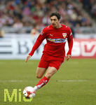 1. Bundesliga Herren, 25.Spieltag im Gottlieb-Daimler-Stadion, VfB Stuttgart - VFL Wolfsburg,  Roberto HILBERT (Stuttgart) am Ball. 