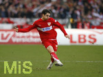 1. Bundesliga Herren, 25.Spieltag im Gottlieb-Daimler-Stadion, VfB Stuttgart - VFL Wolfsburg,  Roberto HILBERT (Stuttgart) am Ball. 