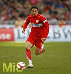 1. Bundesliga Herren, 25.Spieltag im Gottlieb-Daimler-Stadion, VfB Stuttgart - VFL Wolfsburg,  Roberto HILBERT (Stuttgart) am Ball. 
