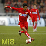 1. Bundesliga Herren, 25.Spieltag im Gottlieb-Daimler-Stadion, VfB Stuttgart - VFL Wolfsburg,  Ricardo OSORIO  (Stuttgart) am Ball. 