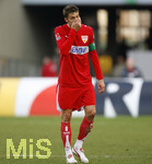 1. Bundesliga Herren, 25.Spieltag im Gottlieb-Daimler-Stadion, VfB Stuttgart - VFL Wolfsburg, Matthieu DELPIERRE (Stuttgart) ist verzweifelt.