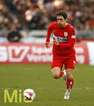 1. Bundesliga Herren, 25.Spieltag im Gottlieb-Daimler-Stadion, VfB Stuttgart - VFL Wolfsburg,  Roberto HILBERT (Stuttgart) am Ball. 