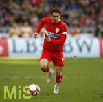 1. Bundesliga Herren, 25.Spieltag im Gottlieb-Daimler-Stadion, VfB Stuttgart - VFL Wolfsburg,  Roberto HILBERT (Stuttgart) am Ball. 