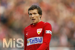1. Bundesliga Herren, 25.Spieltag im Gottlieb-Daimler-Stadion, VfB Stuttgart - VFL Wolfsburg,  Benjamin LAUTH (Stuttgart) denkt nach.    