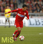 1. Bundesliga Herren, 25.Spieltag im Gottlieb-Daimler-Stadion, VfB Stuttgart - VFL Wolfsburg,  Ricardo OSORIO  (Stuttgart) am Ball.