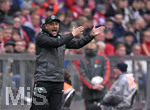 04.05.2019, Fussball 1. Bundesliga 2018/2019, 32. Spieltag, FC Bayern Mnchen - Hannover 96, in der Allianz Arena Mnchen. Trainer Thomas Doll (Hannover 96) in Rage. 

 
