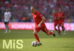 18.05.2019, Fussball 1. Bundesliga 2018/2019, 34. Spieltag, FC Bayern Mnchen - Eintracht Frankfurt, in der Allianz-Arena Mnchen. Franck Ribery (FC Bayern Mnchen) am Ball.

 
