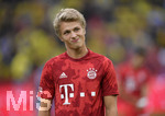 03.08.2019, Fussball  2019/2020, Supercup 2019, Borussia Dortmund - FC Bayern Mnchen, im Signal-Iduna-Park Stadion Dortmund, Jann-Fiete Arp (FC Bayern Mnchen) wrmt sich auf.


