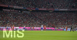16.08.2019, Fussball 1. Bundesliga 2019/2020, 1.Spieltag, FC Bayern Mnchen - Hertha BSC Berlin, in der Allianzarena Mnchen.  Werbebande von Adidas NEMEZIZ Fussballschuhe. Play Flawless, 

