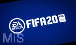 22.08.2019, Videospielemesse gamescom Kln. Logo von FIFA 20.
